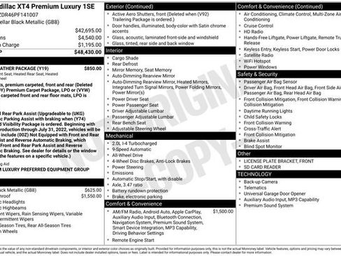 Used 2023 Cadillac XT4 Premium Luxury w/ Cold Weather Package image 21