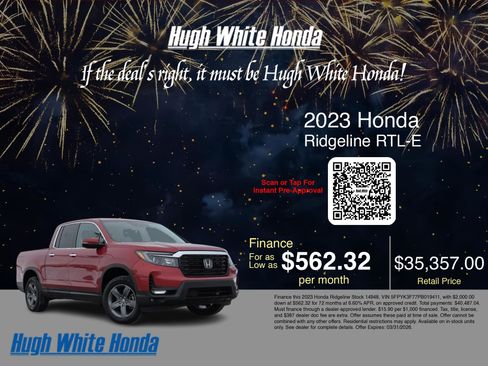 Used 2023 Honda Ridgeline RTL-E image 3