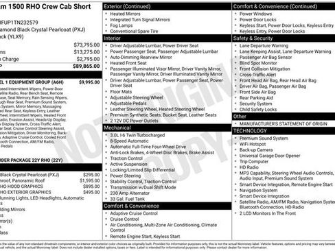 Used 2026 RAM 1500 RHO w/ RHO Level 1 Equipment Group AWD/4WD image 26