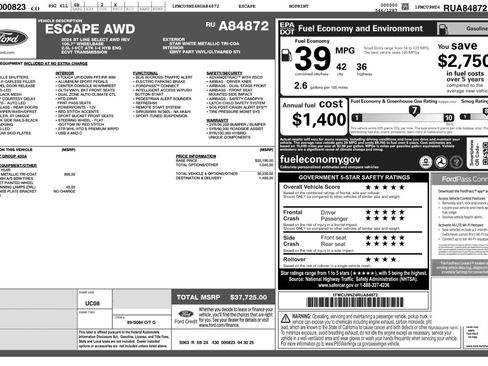 Used 2024 Ford Escape ST-Line Select image 52