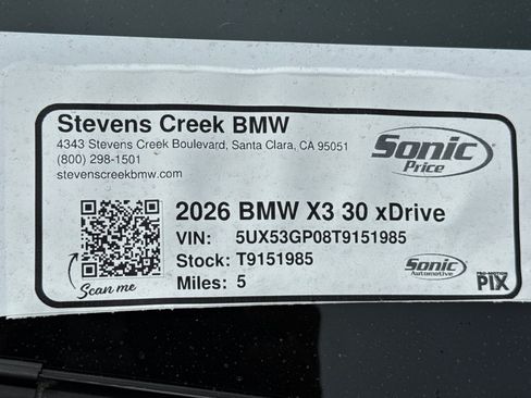 Used 2026 BMW X3 xDrive30i w/ Premium Package AWD/4WD image 25
