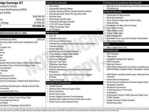 Used 2026 Dodge Durango GT AWD/4WD image 47