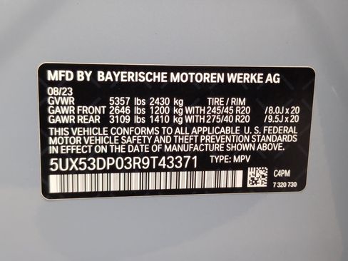 Certified 2024 BMW X3 xDrive30i w/ M Sport Package AWD/4WD image 40