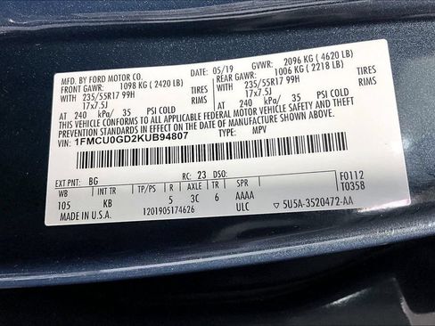 Used 2019 Ford Escape SE FWD image 31