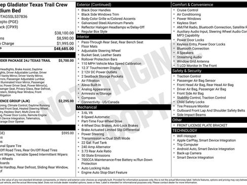 Used 2025 Jeep Gladiator Sport image 32