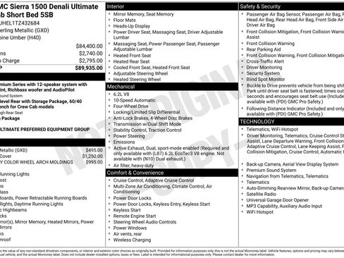 New 2026 GMC Sierra 1500 Denali Ultimate AWD/4WD image 47