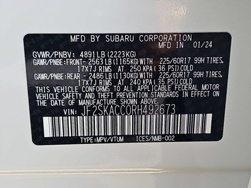 Certified 2024 Subaru Forester Premium AWD/4WD image 38