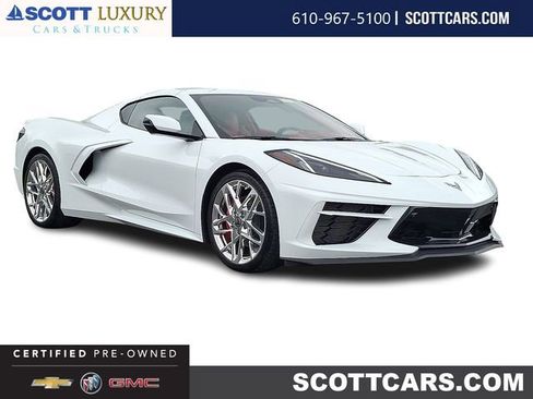 Certified 2025 Chevrolet Corvette Stingray Premium Cpe w/ Chrome Exterior Badge Package RWD image 1