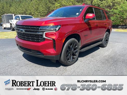 Used 2021 Chevrolet Tahoe RST w/ Luxury Package RWD image 1