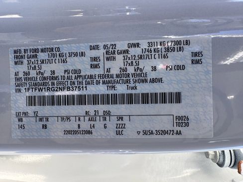 Used 2022 Ford F150 Raptor w/ Raptor 37 Performance Package image 49