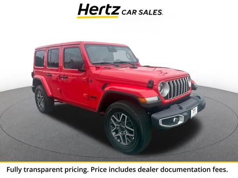 Used 2025 Jeep Wrangler Unlimited Sahara AWD/4WD image 1