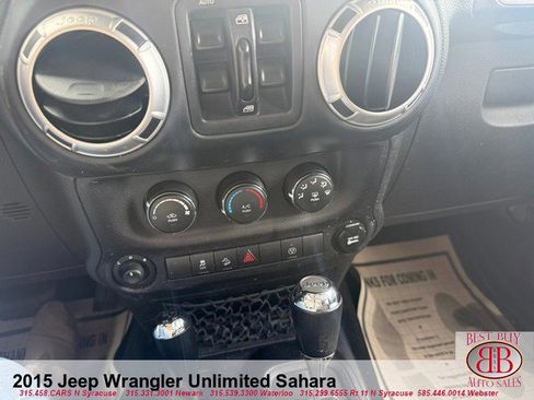 Used 2015 Jeep Wrangler Unlimited Sahara w/ Dual Top Group image 16