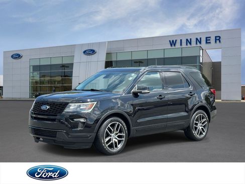 Certified 2019 Ford Explorer Sport w/ Ford Safe & Smart Package AWD/4WD image 1
