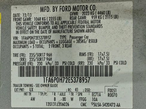 Used 2014 Ford Fusion SE FWD image 37