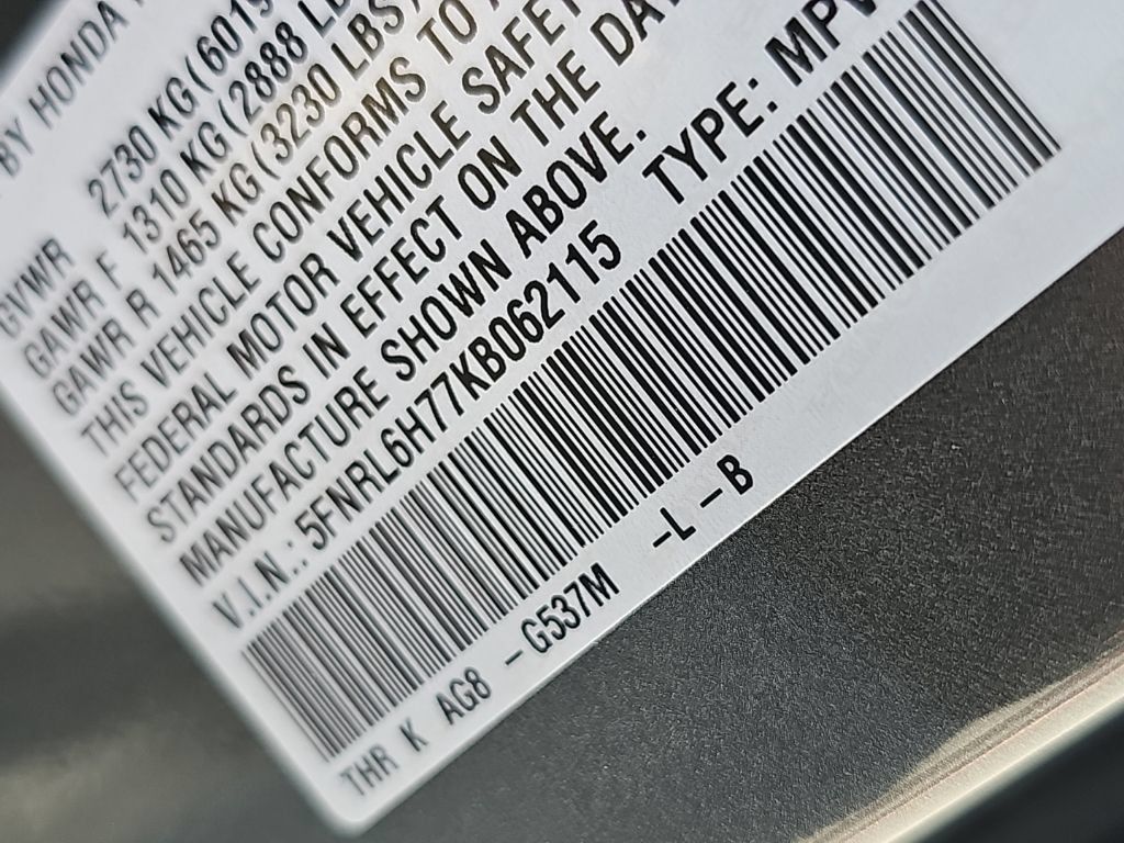 Used 2019 Honda Odyssey EX-L image 19