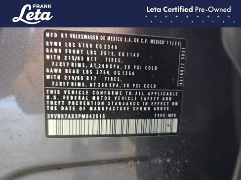 Used 2023 Volkswagen Tiguan S FWD image 22