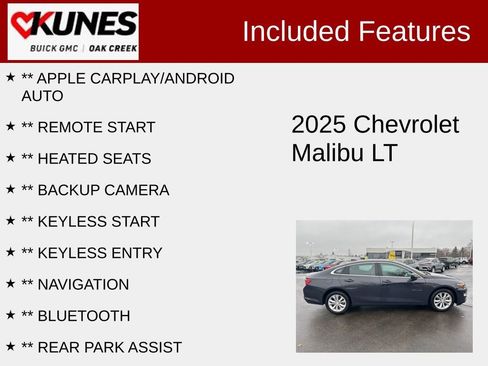 Used 2025 Chevrolet Malibu LT FWD image 2