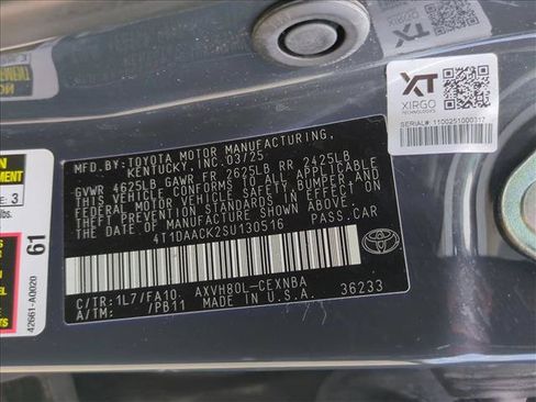 Used 2025 Toyota Camry LE FWD image 15