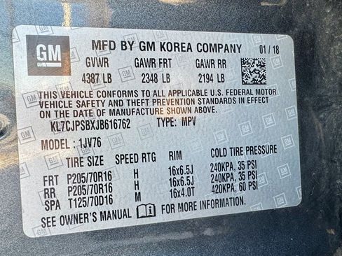 Used 2018 Chevrolet Trax LT w/ LT Convenience Package image 27