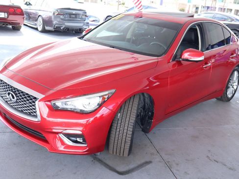 Used 2021 INFINITI Q50 Luxe w/ Seat & Sound Package RWD image 9