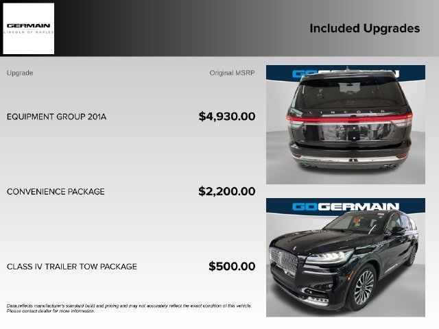 Used 2020 Lincoln Aviator Reserve w/ Equipment Group 201A RWD image 26