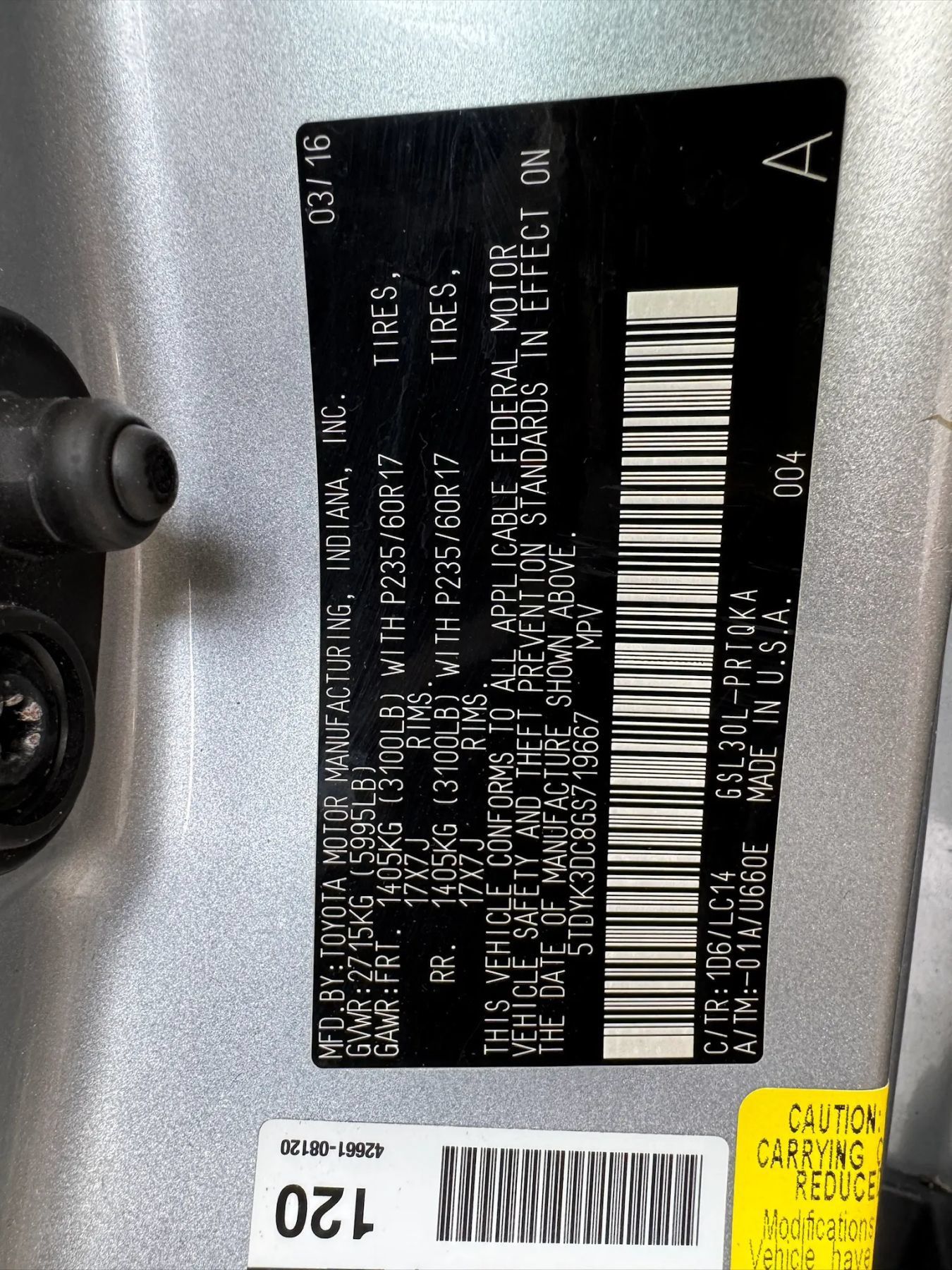 Used 2016 Toyota Sienna XLE FWD image 34