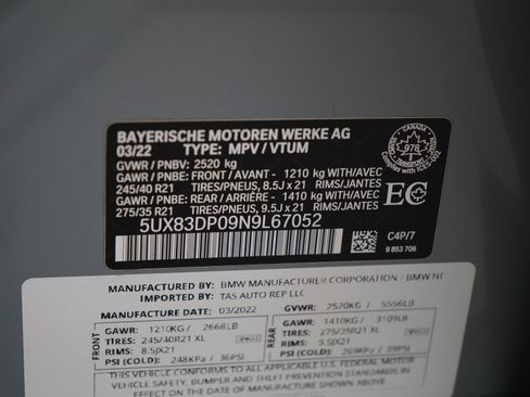 Used 2022 BMW X3 M40i AWD/4WD image 29