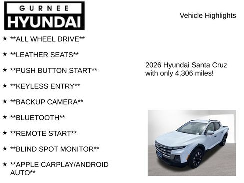 Certified 2026 Hyundai Santa Cruz SEL AWD/4WD image 8
