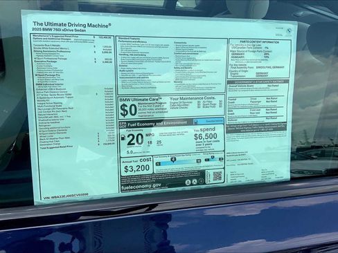 New 2025 BMW 760i xDrive w/ Executive Package image 19