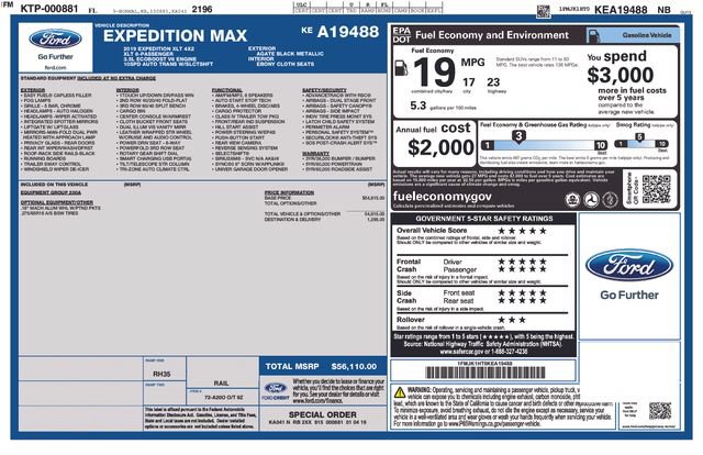 Used 2019 Ford Expedition Max XLT RWD image 15