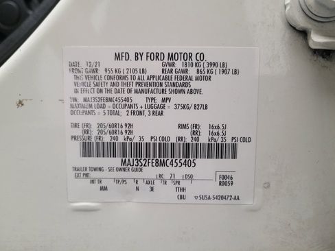 Used 2021 Ford EcoSport S FWD image 33