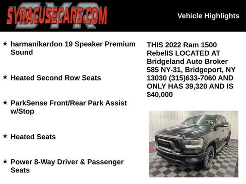 Used 2022 RAM 1500 Rebel w/ Rebel Level 2 Equipment Group AWD/4WD image 5
