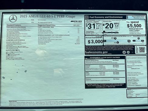 New 2025 Mercedes-Benz GLC 63 AMG S image 26