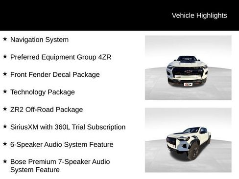 Certified 2026 Chevrolet Colorado ZR2 w/ Technology Package image 13