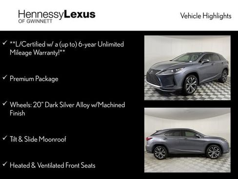 Certified 2022 Lexus RX 350 350 w/ Premium Package image 12