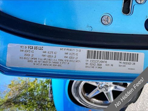 Used 2018 Dodge Challenger SRT Hellcat RWD image 31