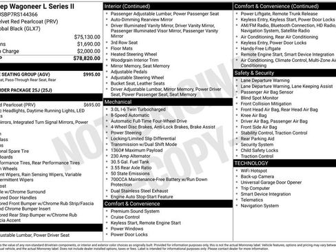 Used 2024 Jeep Wagoneer L Series II w/ Flexible Seating Group image 2