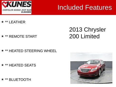 Used 2013 Chrysler 200 Limited image 3