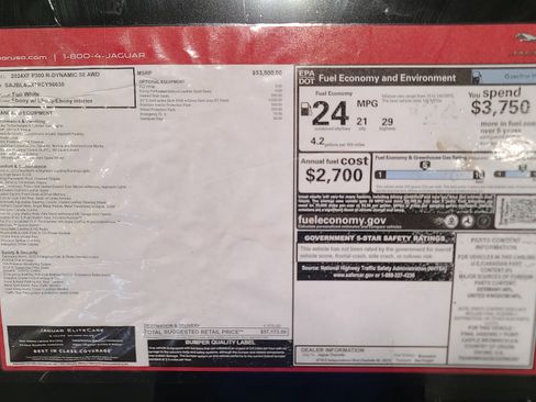 New 2024 Jaguar XF R-Dynamic SE image 21