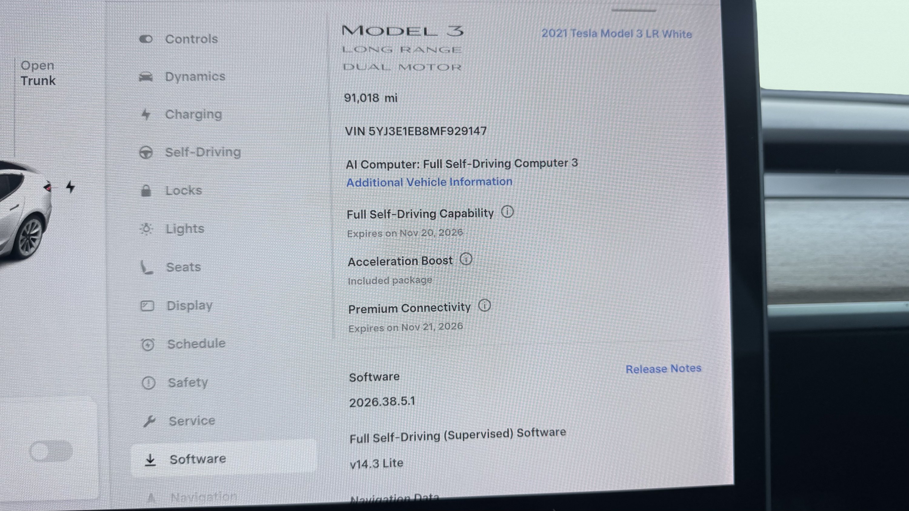 Used 2021 Tesla Model 3 Long Range AWD/4WD image 3