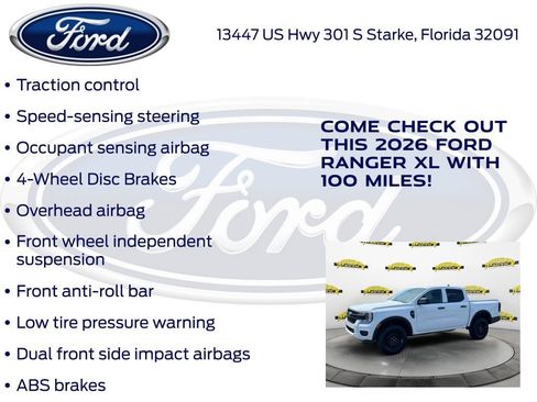 New 2026 Ford Ranger XL RWD image 25
