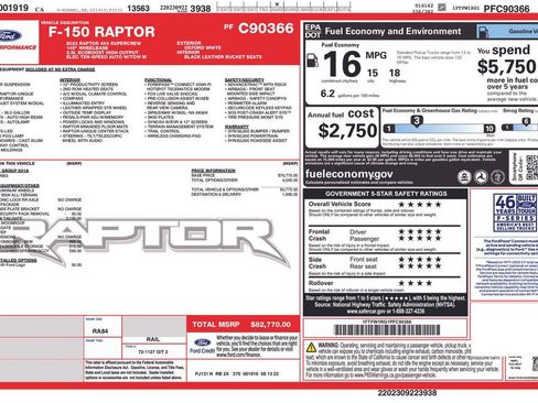 Used 2023 Ford F150 Raptor AWD/4WD image 2