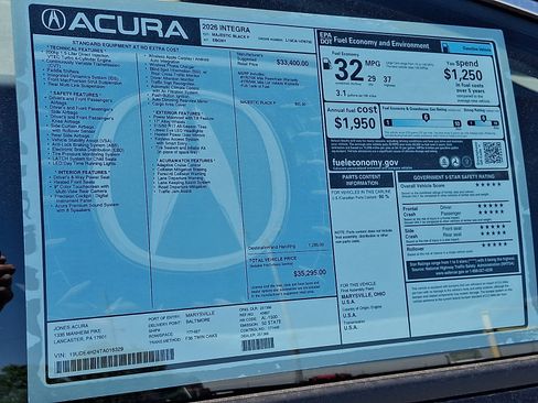 New 2026 Acura Integra FWD image 11