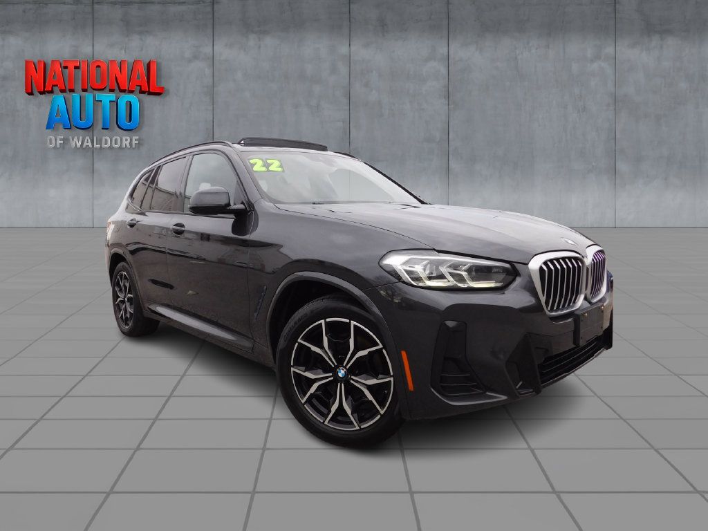 Used 2022 BMW X3 xDrive30i w/ M Sport Package 2 AWD/4WD image 1
