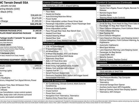 Used 2023 GMC Terrain Denali w/ Denali Premium Package image 2