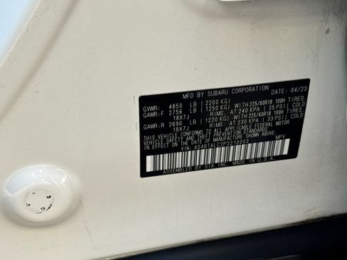 Certified 2023 Subaru Outback Onyx Edition image 33