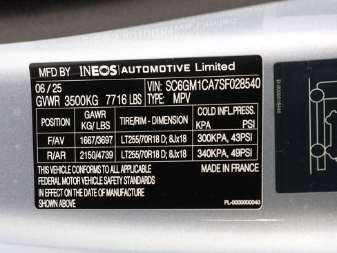 New 2025 INEOS Grenadier Fieldmaster Edition image 22