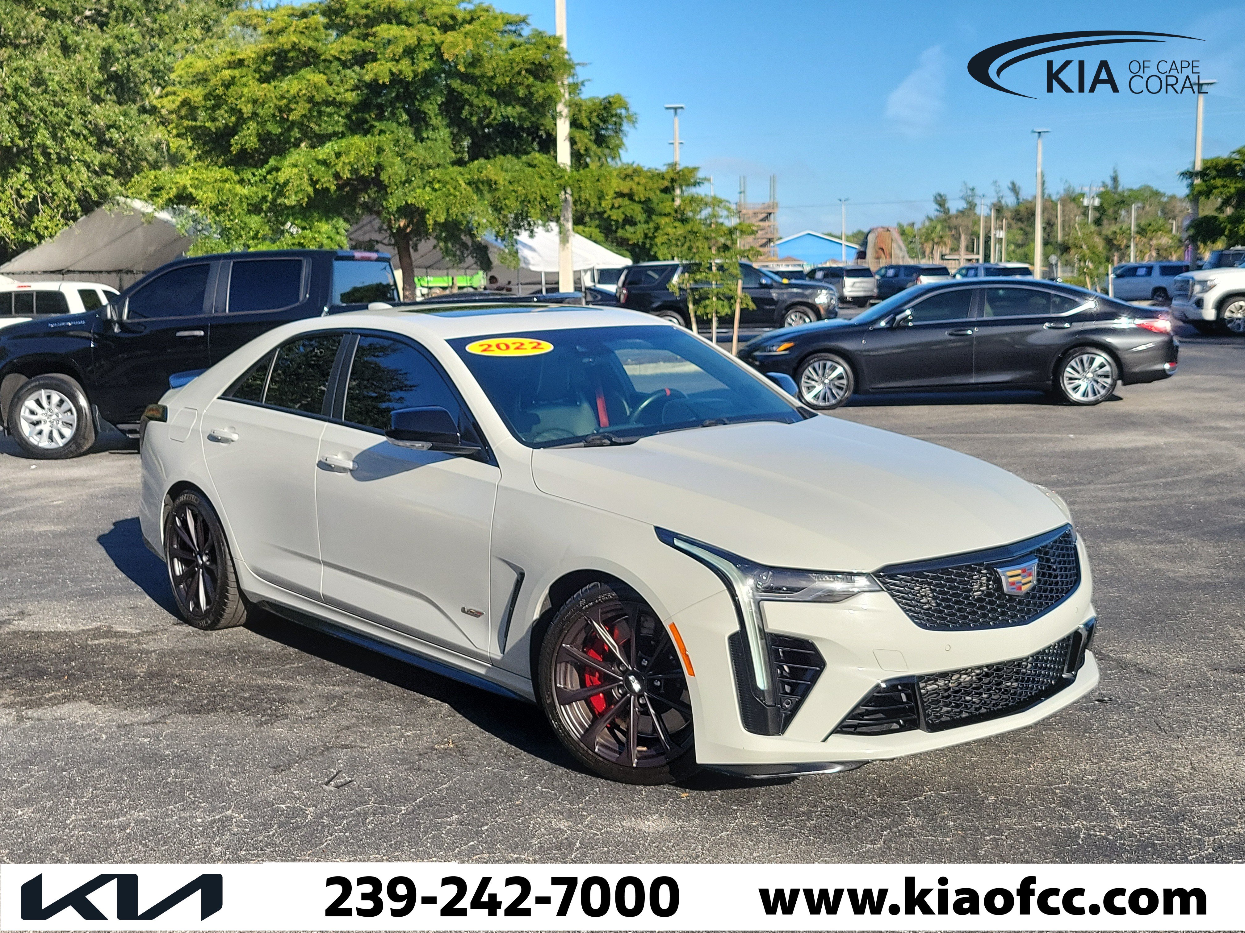 Used 2022 Cadillac CT4 V Blackwing w/ Driver Assist Package RWD image 1