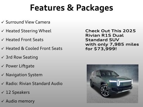 Used 2025 Rivian R1S Adventure AWD/4WD image 8