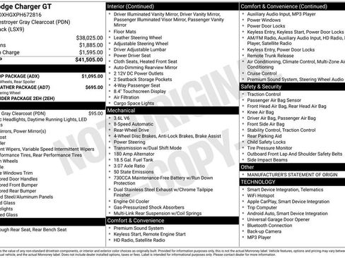 Used 2023 Dodge Charger GT w/ Blacktop Package image 15